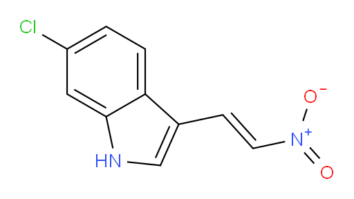 6-chloro-3-(2-nitroethenyl)-1H-indole