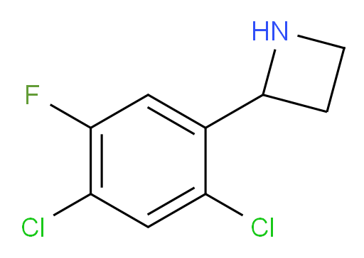 2-(2,4-dichloro-5-fluorophenyl)azetidine