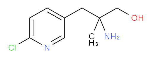 2-amino-3-(6-chloropyridin-3-yl)-2-methylpropan-1-ol