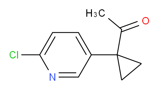 1-[1-(6-chloropyridin-3-yl)cyclopropyl]ethan-1-one