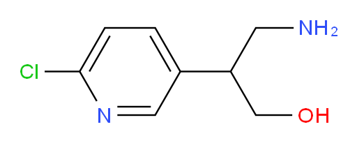 3-amino-2-(6-chloropyridin-3-yl)propan-1-ol