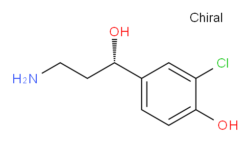 4-[(1S)-3-amino-1-hydroxypropyl]-2-chlorophenol