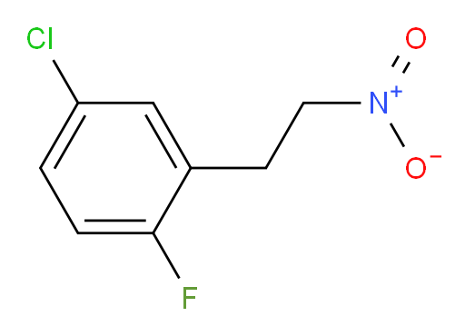 4-chloro-1-fluoro-2-(2-nitroethyl)benzene