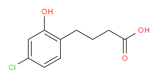 4-(4-chloro-2-hydroxyphenyl)butanoic acid