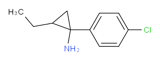 1-(4-chlorophenyl)-2-ethylcyclopropan-1-amine