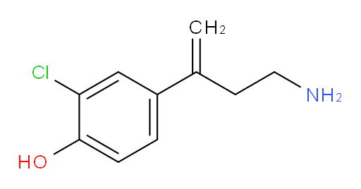 4-(4-aminobut-1-en-2-yl)-2-chlorophenol