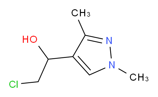 2-chloro-1-(1,3-dimethyl-1H-pyrazol-4-yl)ethan-1-ol