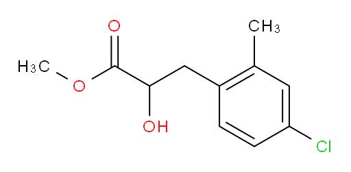 methyl 3-(4-chloro-2-methylphenyl)-2-hydroxypropanoate