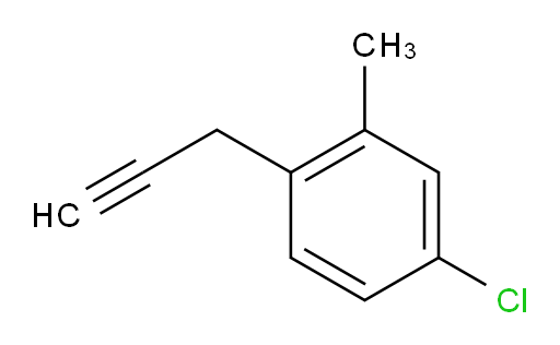 4-chloro-2-methyl-1-(prop-2-yn-1-yl)benzene