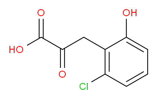 3-(2-chloro-6-hydroxyphenyl)-2-oxopropanoic acid