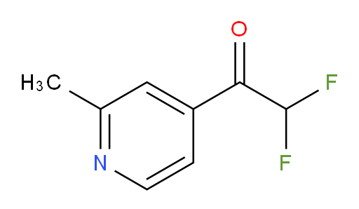 2,2-difluoro-1-(2-methylpyridin-4-yl)ethan-1-one