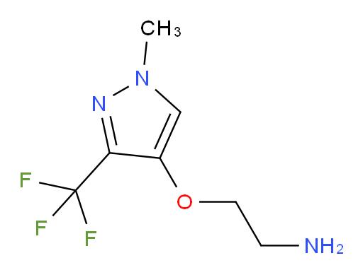 2-{[1-methyl-3-(trifluoromethyl)-1H-pyrazol-4-yl]oxy}ethan-1-amine