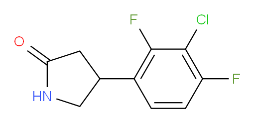 4-(3-chloro-2,4-difluorophenyl)pyrrolidin-2-one