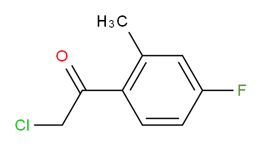 2-chloro-1-(4-fluoro-2-methylphenyl)ethan-1-one