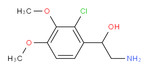 2-amino-1-(2-chloro-3,4-dimethoxyphenyl)ethan-1-ol