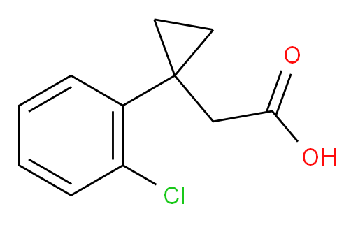 2-[1-(2-chlorophenyl)cyclopropyl]acetic acid