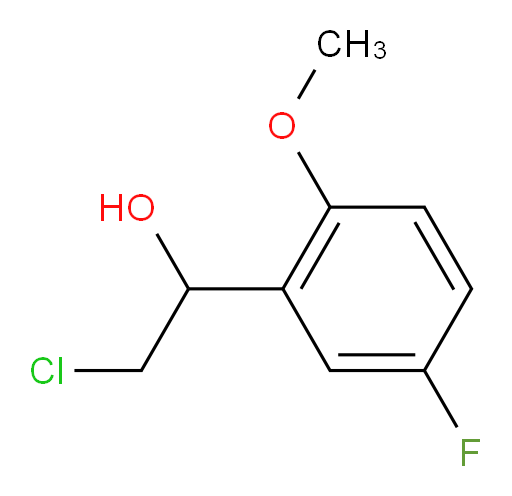 2-chloro-1-(5-fluoro-2-methoxyphenyl)ethan-1-ol
