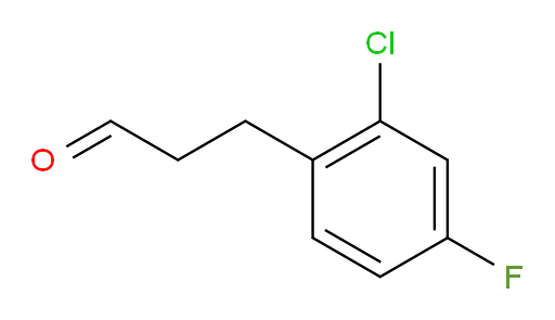 3-(2-chloro-4-fluorophenyl)propanal