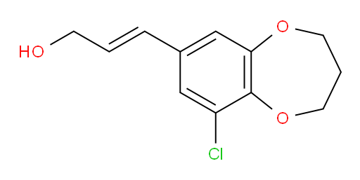 3-(9-chloro-3,4-dihydro-2H-1,5-benzodioxepin-7-yl)prop-2-en-1-ol