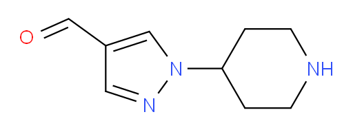 1-(piperidin-4-yl)-1H-pyrazole-4-carbaldehyde