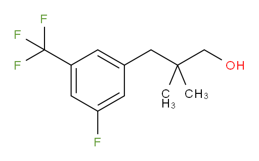 3-[3-fluoro-5-(trifluoromethyl)phenyl]-2,2-dimethylpropan-1-ol