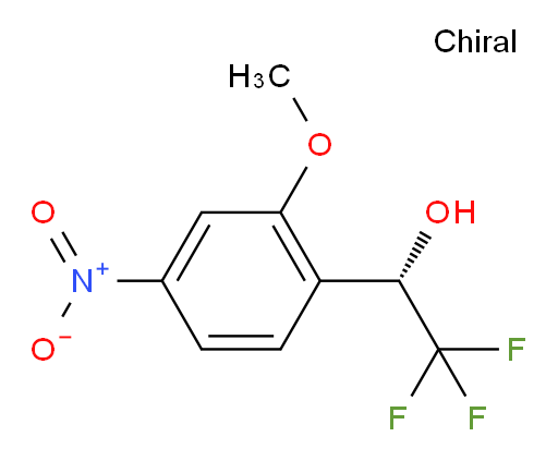 (1S)-2,2,2-trifluoro-1-(2-methoxy-4-nitrophenyl)ethan-1-ol