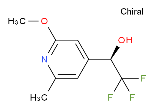 (1R)-2,2,2-trifluoro-1-(2-methoxy-6-methylpyridin-4-yl)ethan-1-ol