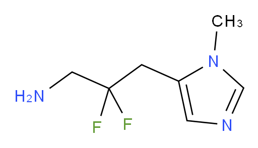 2,2-difluoro-3-(1-methyl-1H-imidazol-5-yl)propan-1-amine