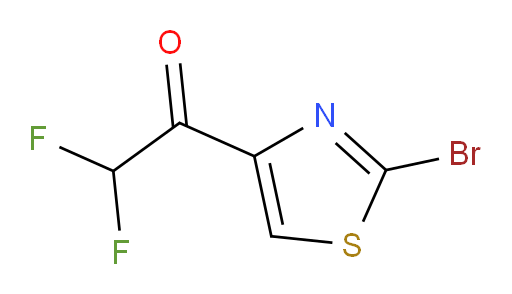 1-(2-bromo-1,3-thiazol-4-yl)-2,2-difluoroethan-1-one
