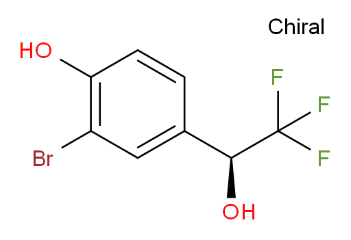 2-bromo-4-[(1S)-2,2,2-trifluoro-1-hydroxyethyl]phenol