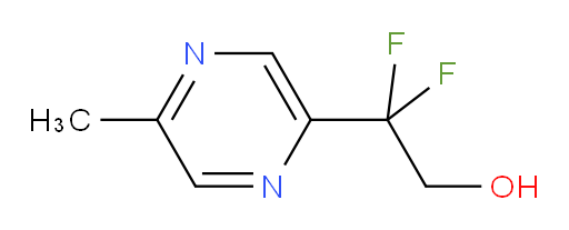 2,2-difluoro-2-(5-methylpyrazin-2-yl)ethan-1-ol