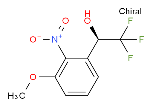 (1R)-2,2,2-trifluoro-1-(3-methoxy-2-nitrophenyl)ethan-1-ol