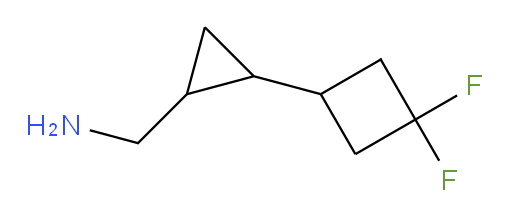 [2-(3,3-difluorocyclobutyl)cyclopropyl]methanamine