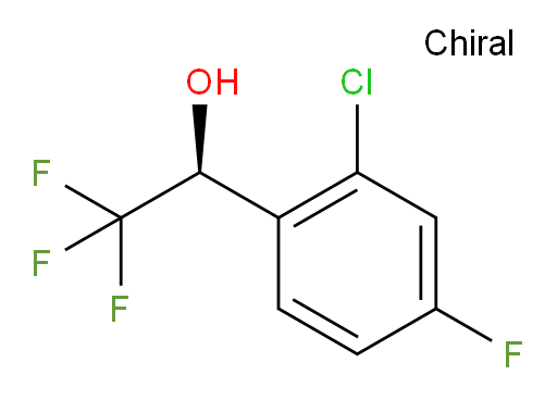 (1S)-1-(2-chloro-4-fluorophenyl)-2,2,2-trifluoroethan-1-ol