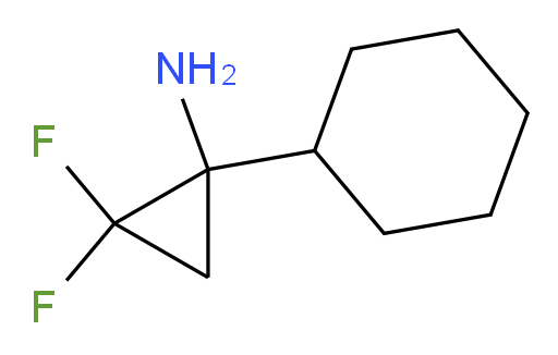 1-cyclohexyl-2,2-difluorocyclopropan-1-amine