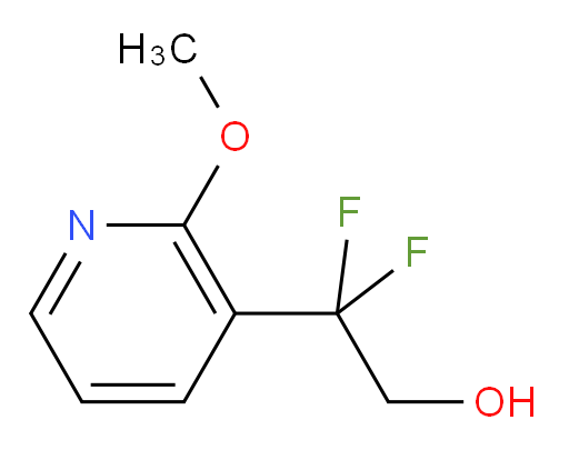 2,2-difluoro-2-(2-methoxypyridin-3-yl)ethan-1-ol