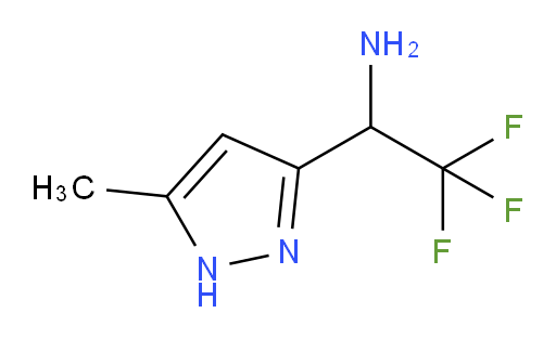 2,2,2-trifluoro-1-(5-methyl-1H-pyrazol-3-yl)ethan-1-amine