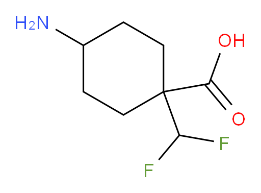 4-amino-1-(difluoromethyl)cyclohexane-1-carboxylic acid