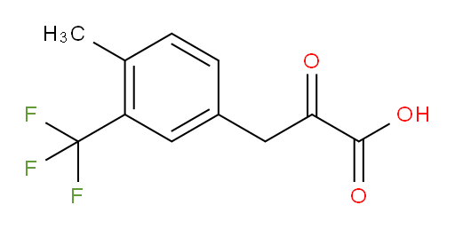 3-[4-methyl-3-(trifluoromethyl)phenyl]-2-oxopropanoic acid