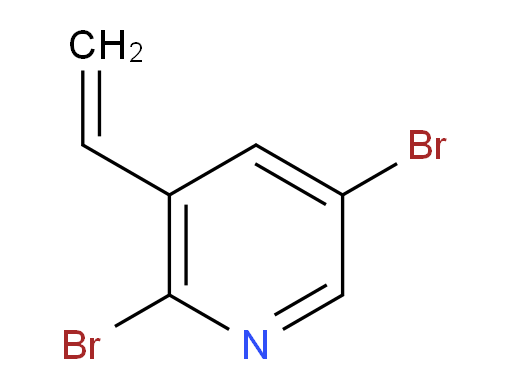 2,5-dibromo-3-ethenylpyridine