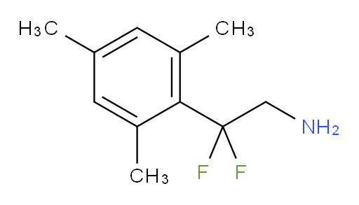 2,2-difluoro-2-(2,4,6-trimethylphenyl)ethan-1-amine