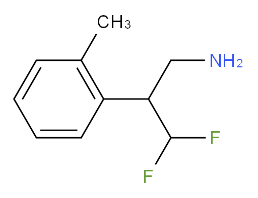 3,3-difluoro-2-(2-methylphenyl)propan-1-amine