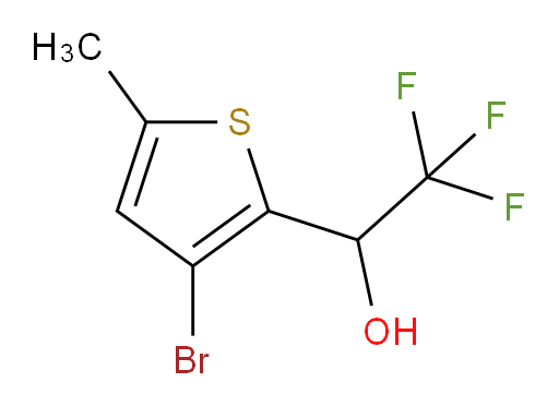 1-(3-bromo-5-methylthiophen-2-yl)-2,2,2-trifluoroethan-1-ol