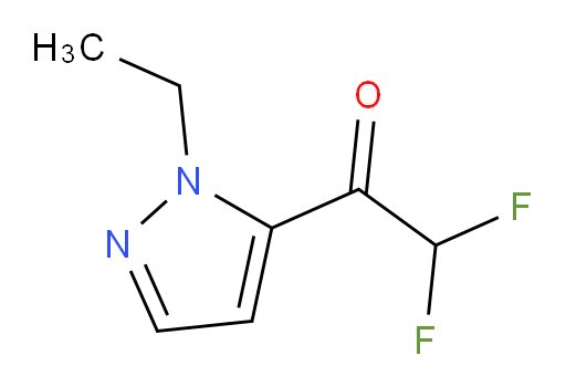 1-(1-ethyl-1H-pyrazol-5-yl)-2,2-difluoroethan-1-one