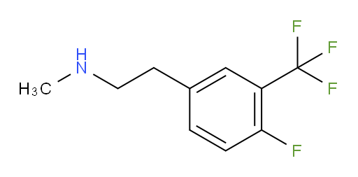 {2-[4-fluoro-3-(trifluoromethyl)phenyl]ethyl}(methyl)amine