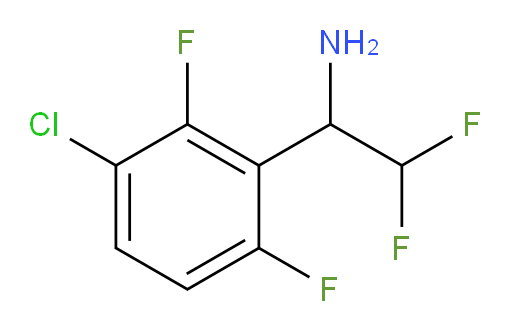 1-(3-chloro-2,6-difluorophenyl)-2,2-difluoroethan-1-amine