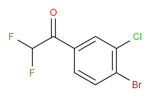 1-(4-bromo-3-chlorophenyl)-2,2-difluoroethan-1-one