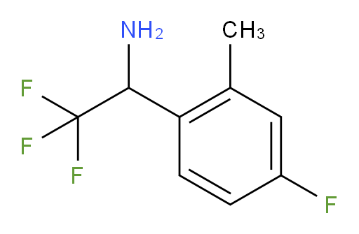 2,2,2-trifluoro-1-(4-fluoro-2-methylphenyl)ethan-1-amine