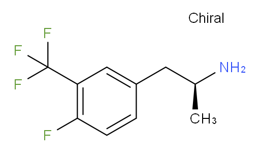 (2S)-1-[4-fluoro-3-(trifluoromethyl)phenyl]propan-2-amine