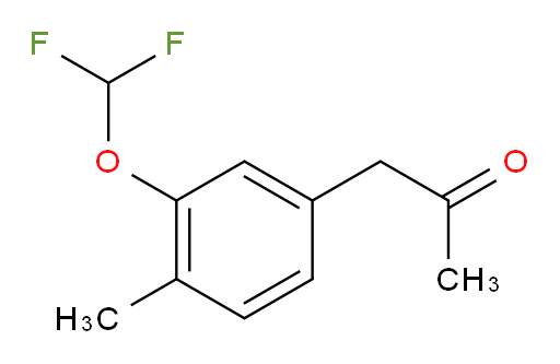 1-[3-(difluoromethoxy)-4-methylphenyl]propan-2-one